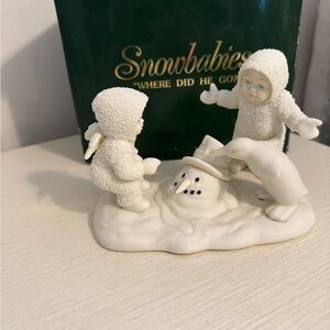 Snowbabies White Figurine by Department 56